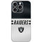 NFL Las Vegas Raiders White Striped iPhone 16 Pro Skin